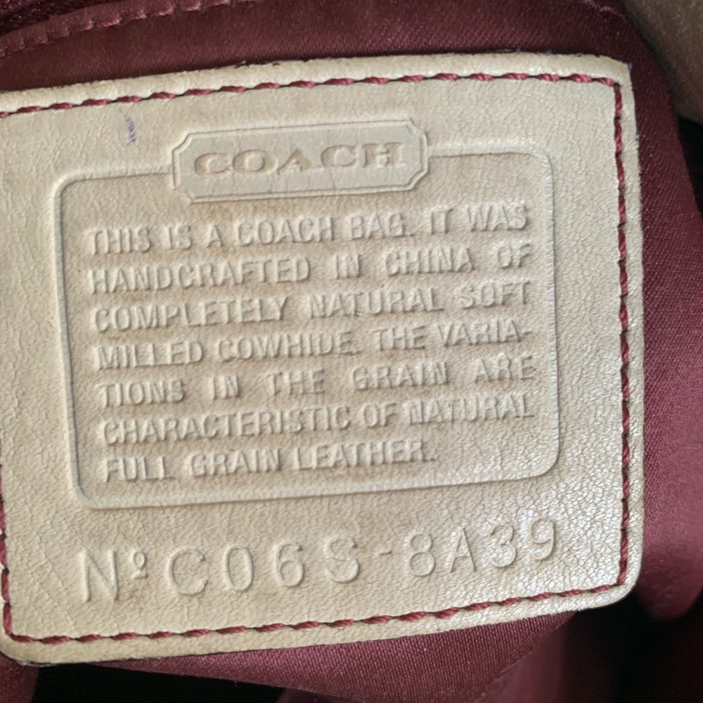 Coach brand purse